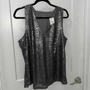 NWT Lane Bryant Sequin Halter Top Size 14/16
